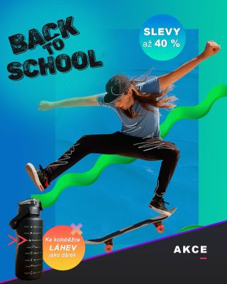 🚀 Nový školní rok, nové možnosti! Využijte Back to school slevy až 40 % na koloběžky, brusle a skejty. 💥 A pozor! K nákupu...